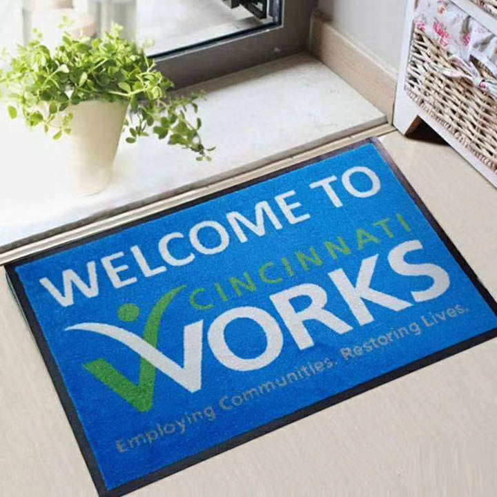 custom rugs with logo