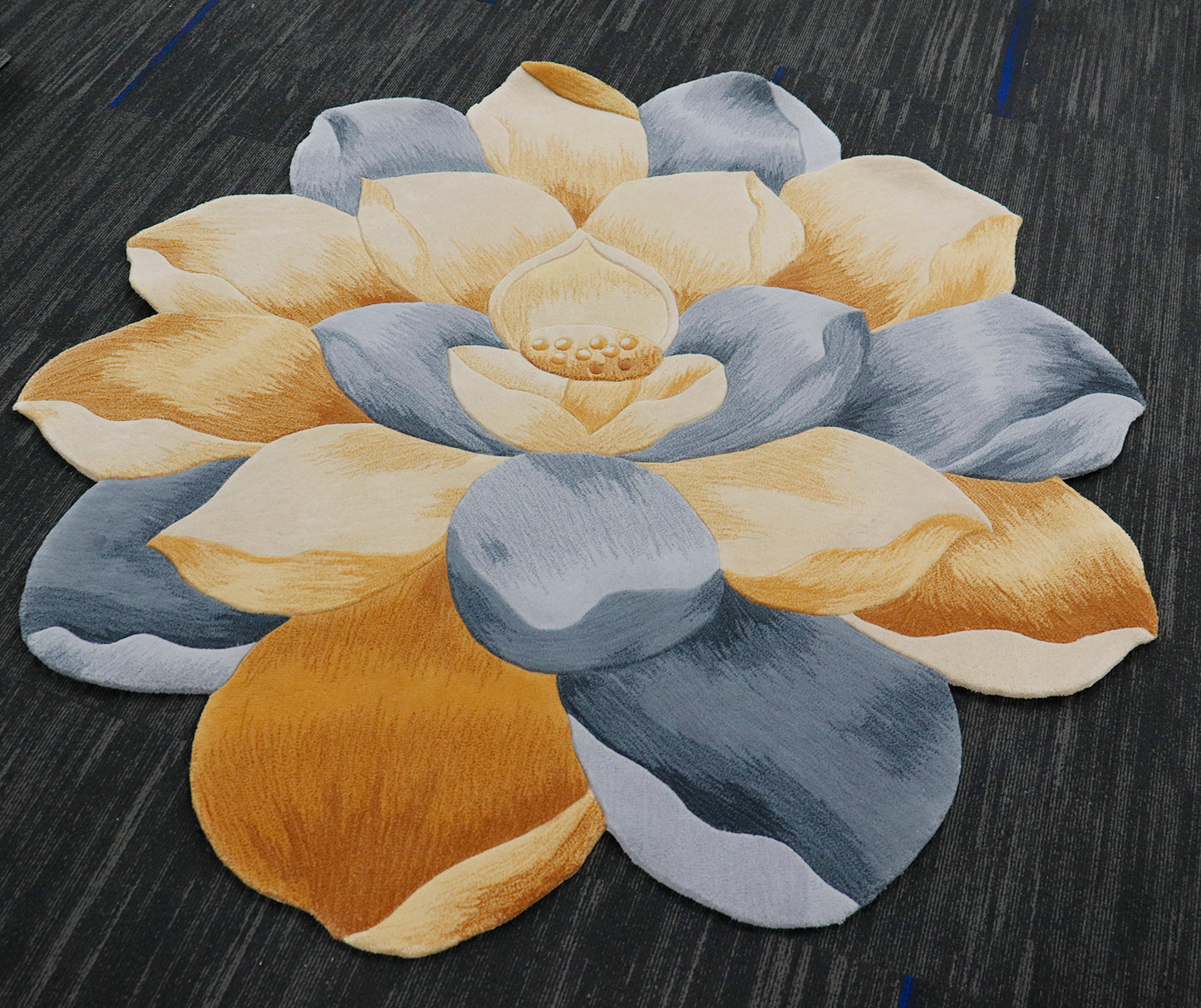 flower shaped rug