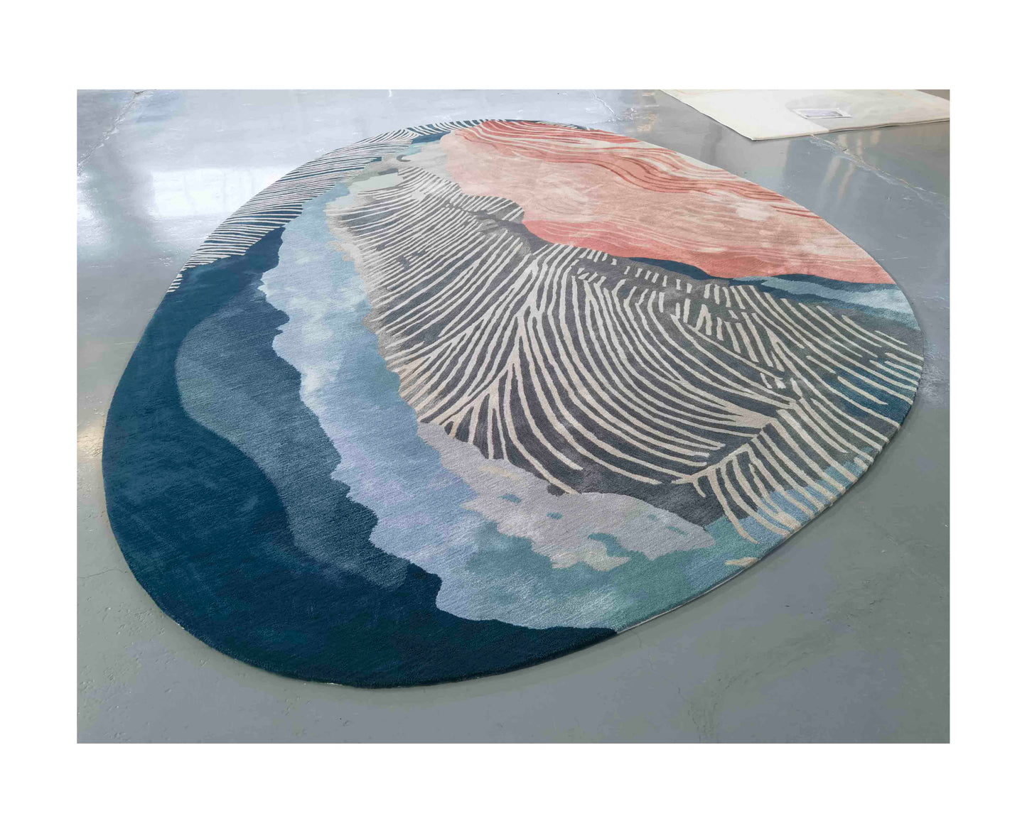 custom oval rug